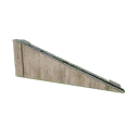 Half Triangle Wall Bottom Left